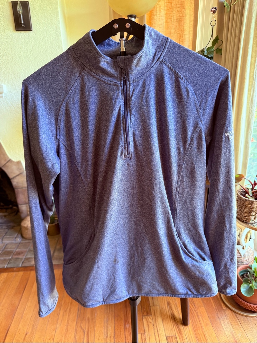 Warner Bros. Heather Navy Blue Women's Quarter-Zip Pullover